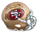 49ers Brock Purdy Signed Full Size Speed Proline Helmet W/ Case BAS Witnessed