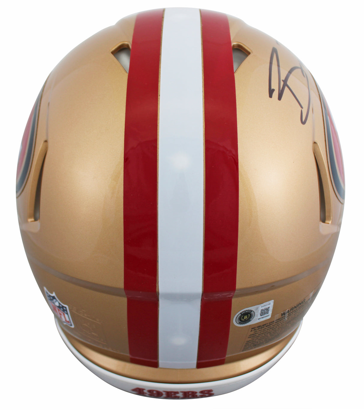 49ers Brock Purdy Signed Full Size Speed Proline Helmet W/ Case BAS Witnessed
