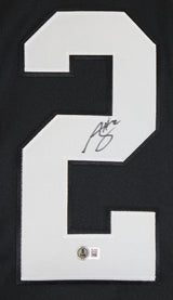 Raiders Ashton Jeanty Authentic Signed Black Nike Limited Jersey BAS Witnessed