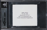 NASCAR Bobby Allison Authentic Signed 3.75x3.25 Promo Card BAS Slabbed
