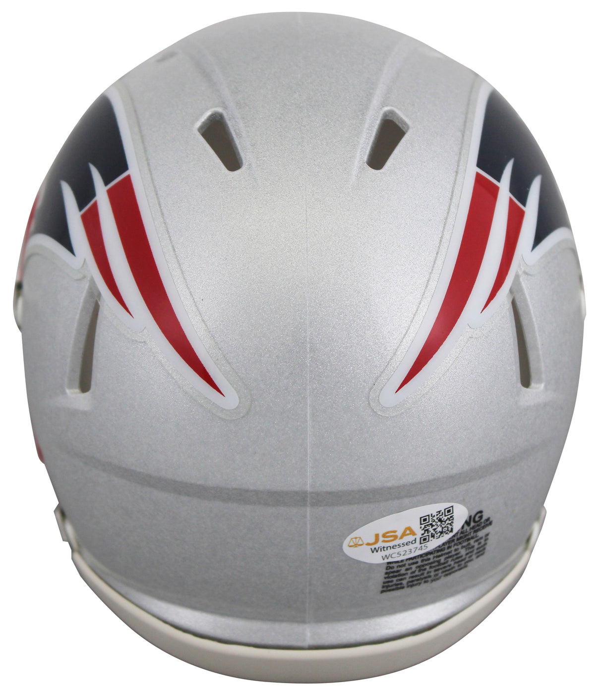 Patriots Wes Welker Authentic Signed Speed Mini Helmet W/ Case JSA Witnessed