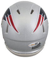 Patriots Wes Welker Authentic Signed Speed Mini Helmet W/ Case JSA Witnessed