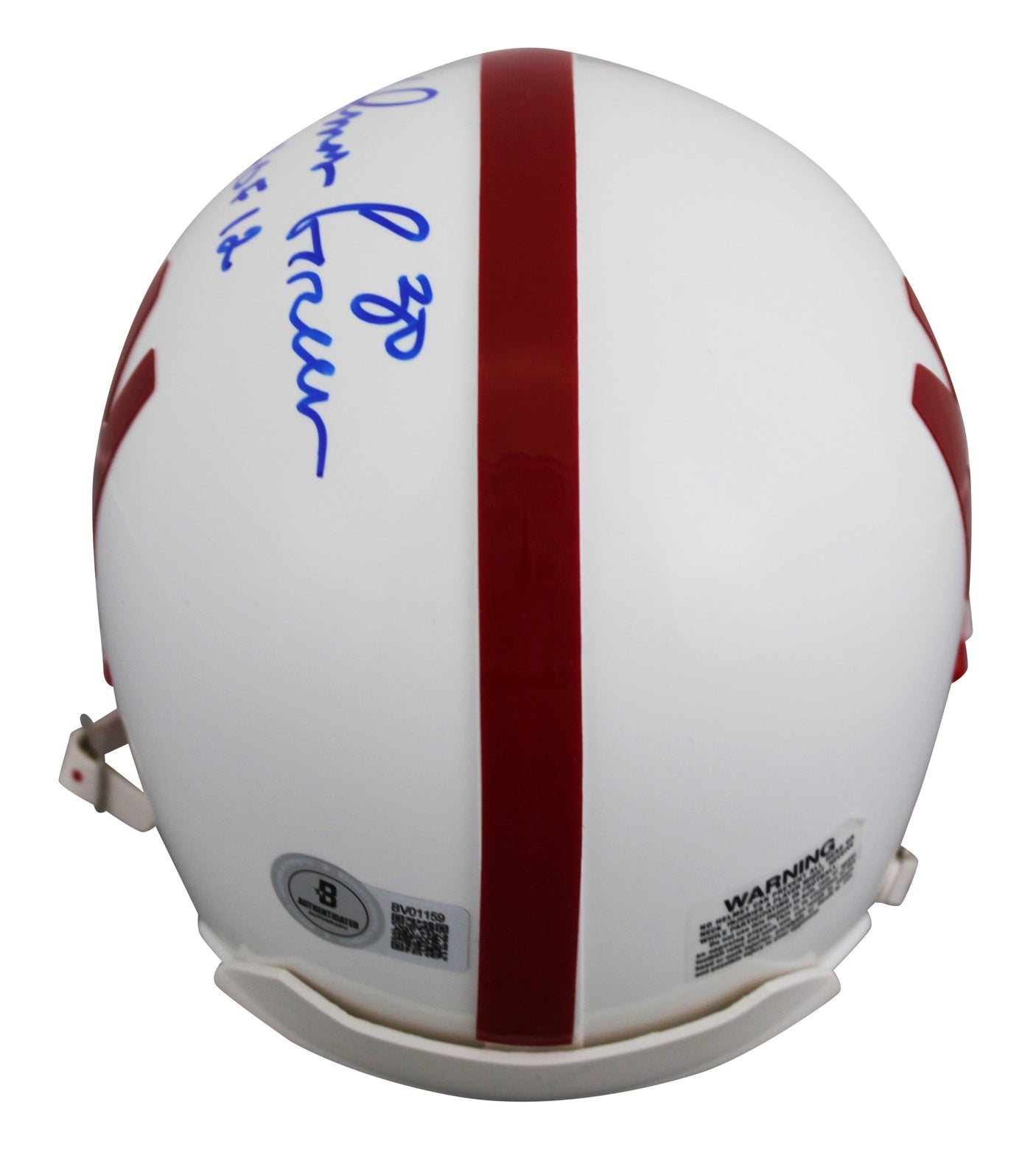 Nebraska Ahman Green "HOF 12" Authentic Signed VSR4 Rep Mini Helmet BAS #BV01159