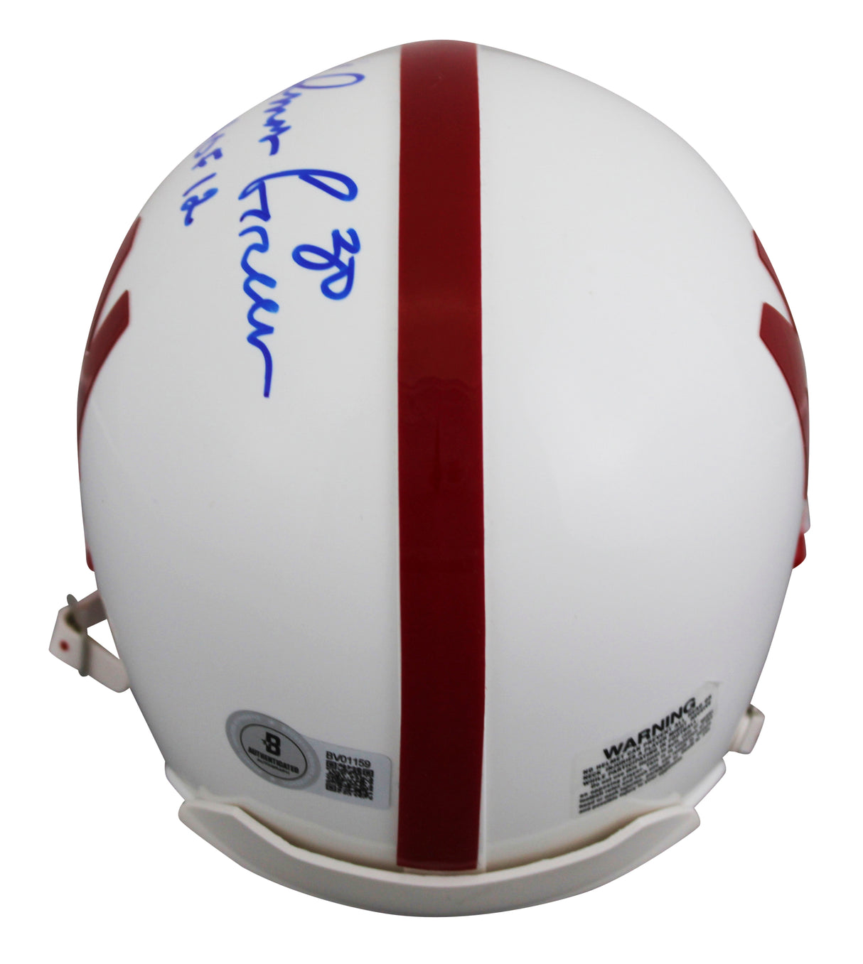 Nebraska Ahman Green "HOF 12" Authentic Signed VSR4 Rep Mini Helmet BAS #BV01159