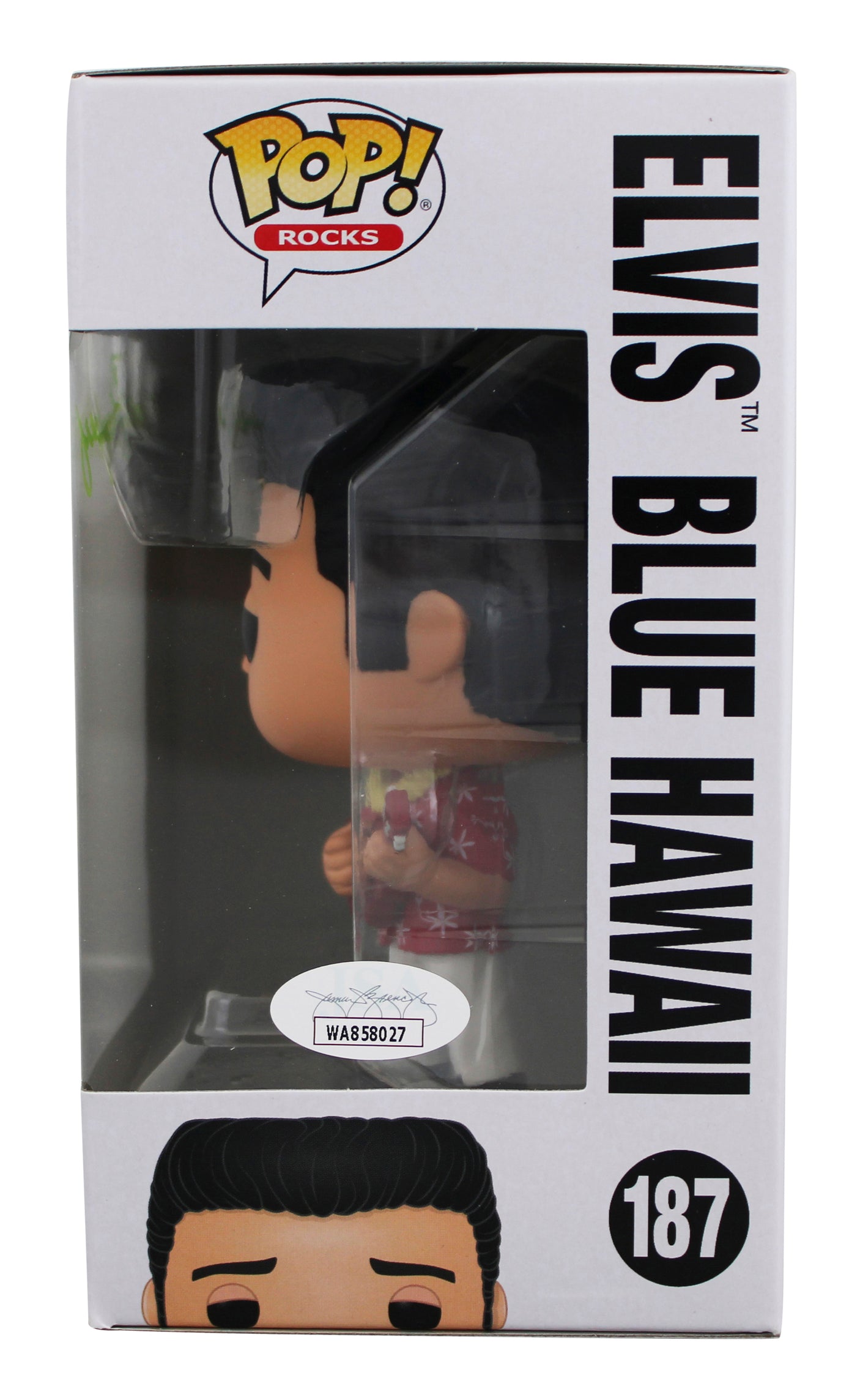 Priscilla Presley Signed Elvis #187 Funko Pop Vinyl Figure JSA #WA858027
