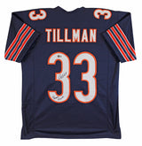 Charles Tillman "Peanut Punch" Signed Navy Pro Style Jersey BAS Witnessed 2