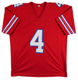 James Cook Authentic Signed Red Pro Style Jersey Autographed BAS