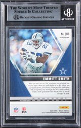 Cowboys Emmit Smith Authentic Signed 2020 Panini Mosaic #288 Card BAS Slabbed