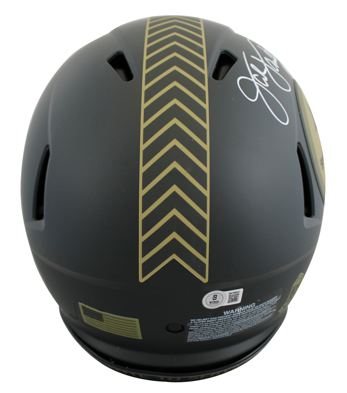 Steelers Jack Lambert "HOF 90" Signed STS IV F/S Speed Proline Helmet BAS Wit