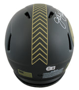 Steelers Jack Lambert "HOF 90" Signed STS IV F/S Speed Proline Helmet BAS Wit