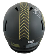 Steelers Jack Lambert "HOF" Signed STS IV F/S Speed Proline Helmet W/ Case BAS W