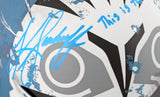 Katee Sackhoff The Mandalorian "2x Insc" Authentic Signed Helmet BAS #BN73163