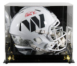 Commanders Magic Johnson Signed STS III F/S Speed Rep Helmet W/ Case BAS Wit 3