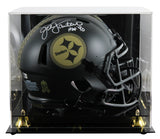 Steelers Jack Lambert "HOF" Signed STS IV F/S Speed Proline Helmet W/ Case BAS W