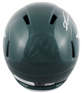 Eagles Jalen Carter Signed Full Size Speed Rep Helmet w/ Silver Sig BAS Witness