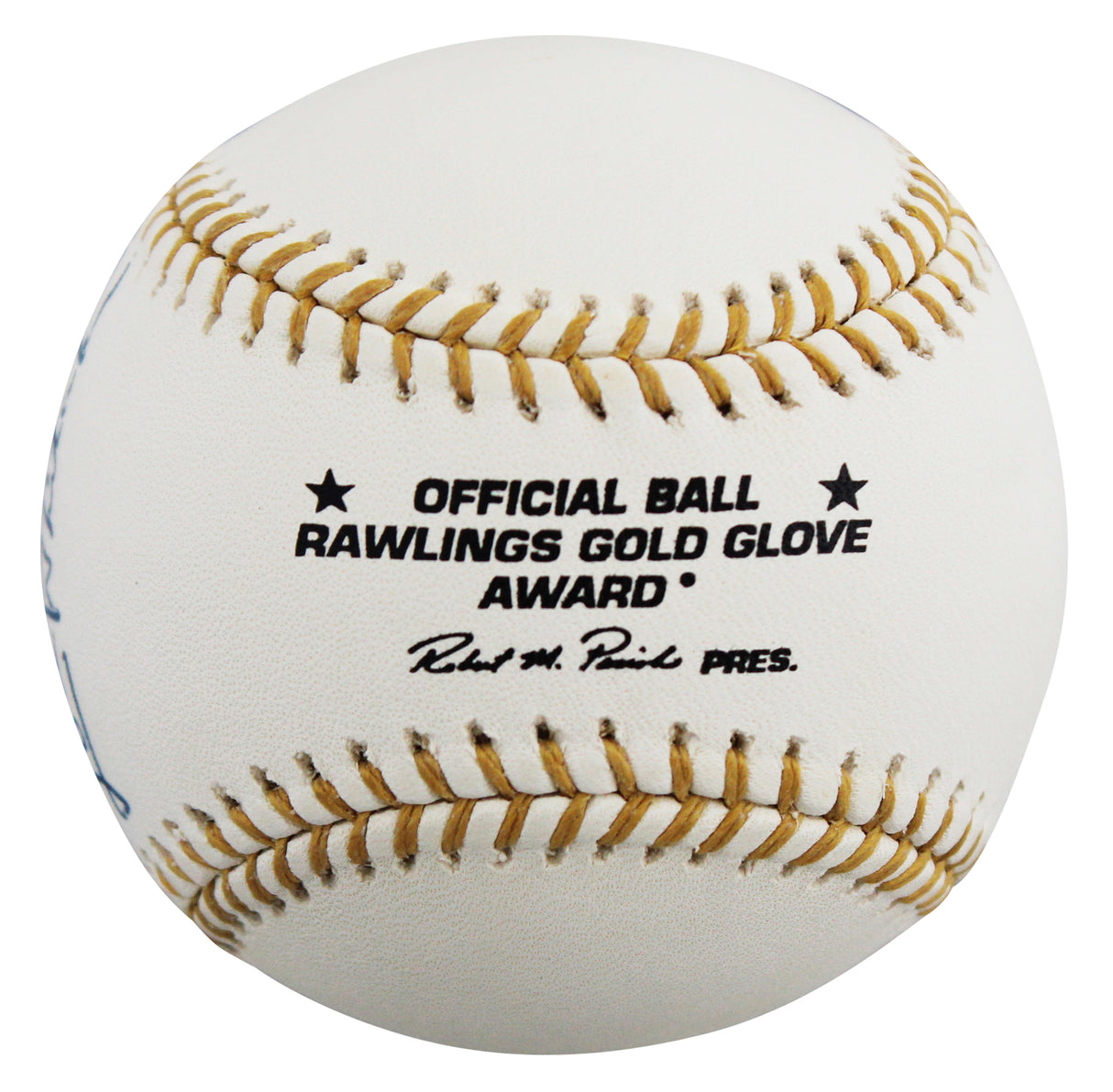 Tigers Lou Whitaker Signed Rawlings Gold Glove Logo OML Baseball BAS #BU87539