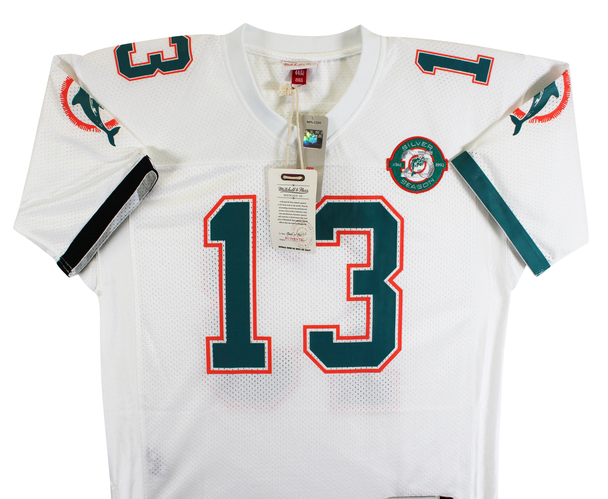 Dolphins Dan Marino Authentic Signed White 1990 TB Mitchell & Ness Jersey BAS