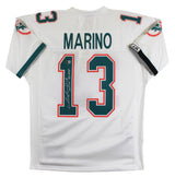 Dolphins Dan Marino "HOF, 84 MVP" Signed White 1990 TB M&N Jersey BAS #BX37027