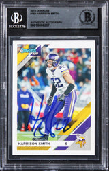 Vikings Harrison Smith Authentic Signed 2019 Donruss #159 Card BAS Slabbed