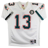 Dolphins Dan Marino "HOF, 84 MVP" Signed White 1990 TB M&N Jersey BAS #BX37027