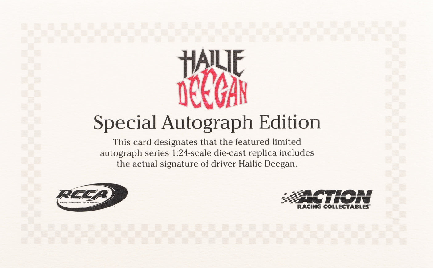 Hailie Deegan Signed NASCAR #1 2022 Richmond Pristine Auction F150 - 1:24 Premium Action Diecast Car | Truck (PA) - PristineMarketplace