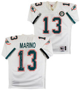 Dolphins Dan Marino "HOF, 84 MVP" Signed White 1990 TB M&N Jersey BAS #BX37026