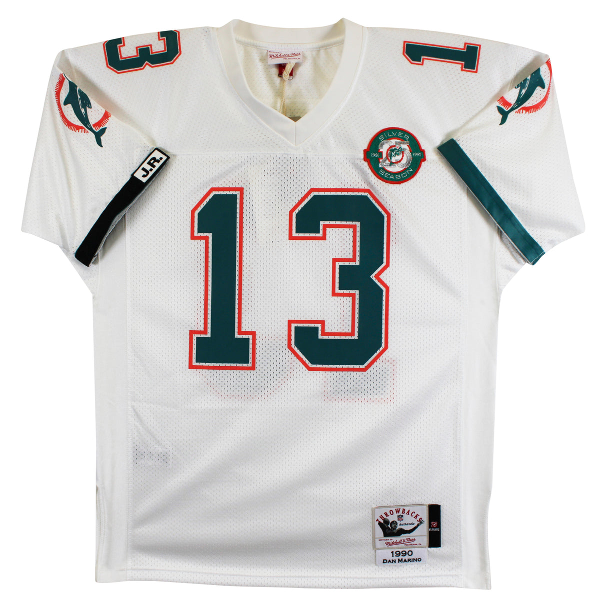 Dolphins Dan Marino "HOF, 84 MVP" Signed White 1990 TB M&N Jersey BAS #BX37026