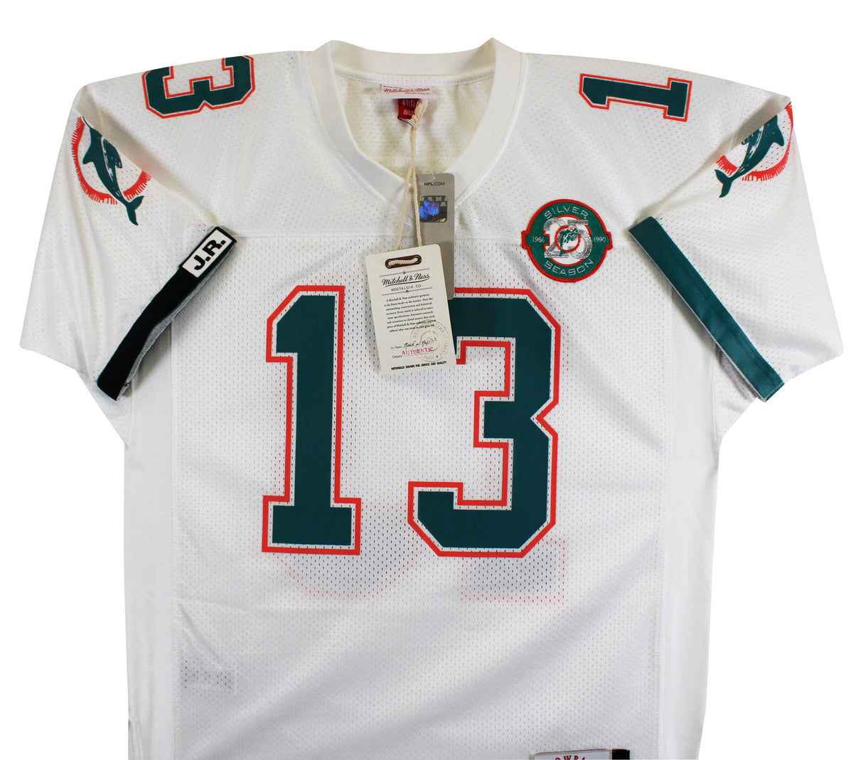Dolphins Dan Marino "HOF, 84 MVP" Signed White 1990 TB M&N Jersey BAS #BX37026