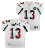 Dolphins Dan Marino "HOF, 84 MVP" Signed White 1990 TB M&N Jersey BAS #BX37024