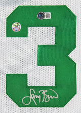 Larry Bird Authentic Signed White Pro Style Jersey Autographed BAS 2