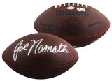 Jets Joe Namath Signed Official Wilson Throwback "Duke" Football BAS #BW21093