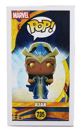 Salma Hayek Eternals Signed Ajak #735 Funko Pop Vinyl Figure BAS Wit #W463736