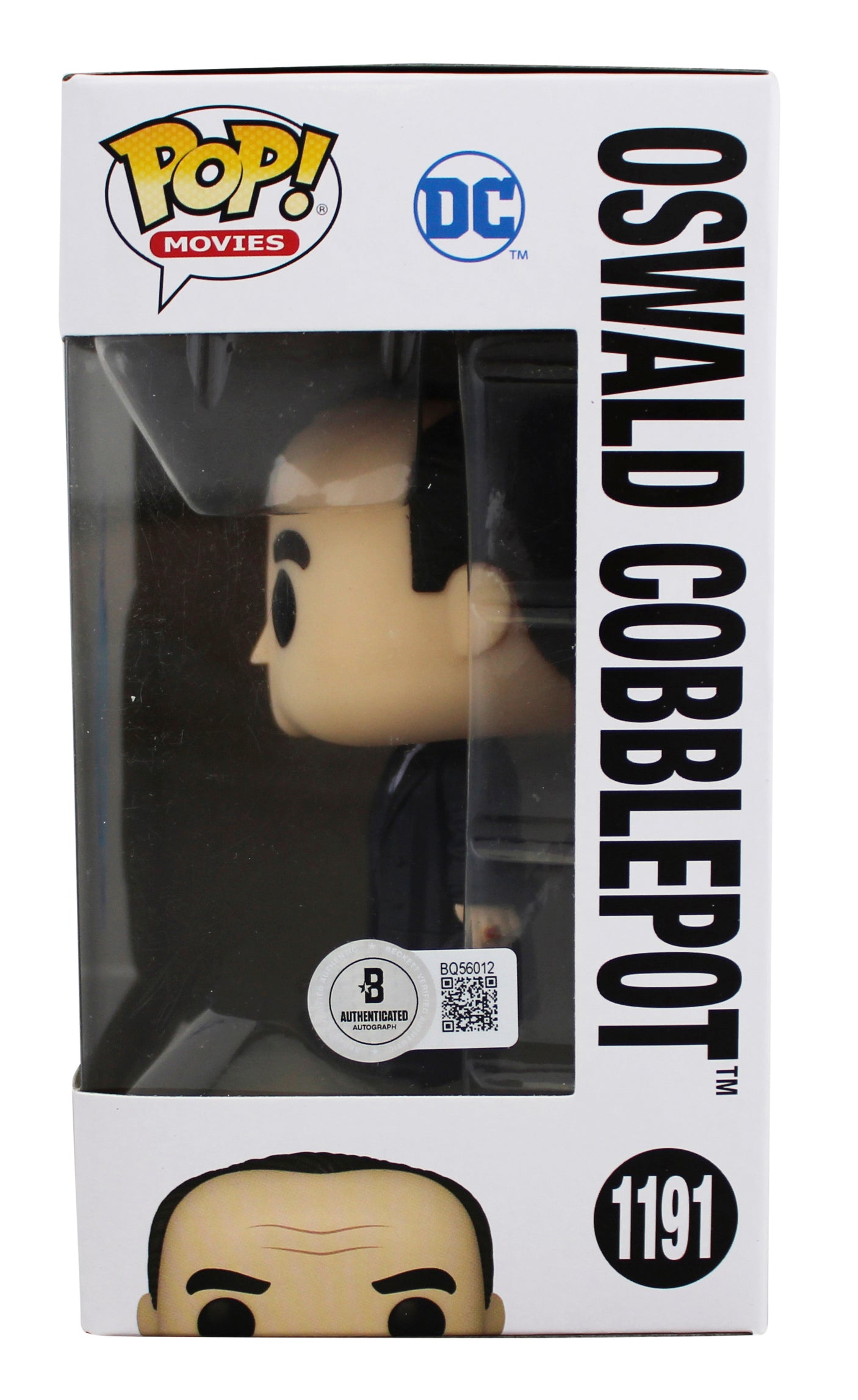 Colin Farrell Signed Oswald Cobblepot #1191 Funko Pop Vinyl Figure BAS #BQ56012
