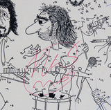 The Who (4) Moon, Entwistle, Townshend & Daltrey Signed Album Cover BAS #AD78263