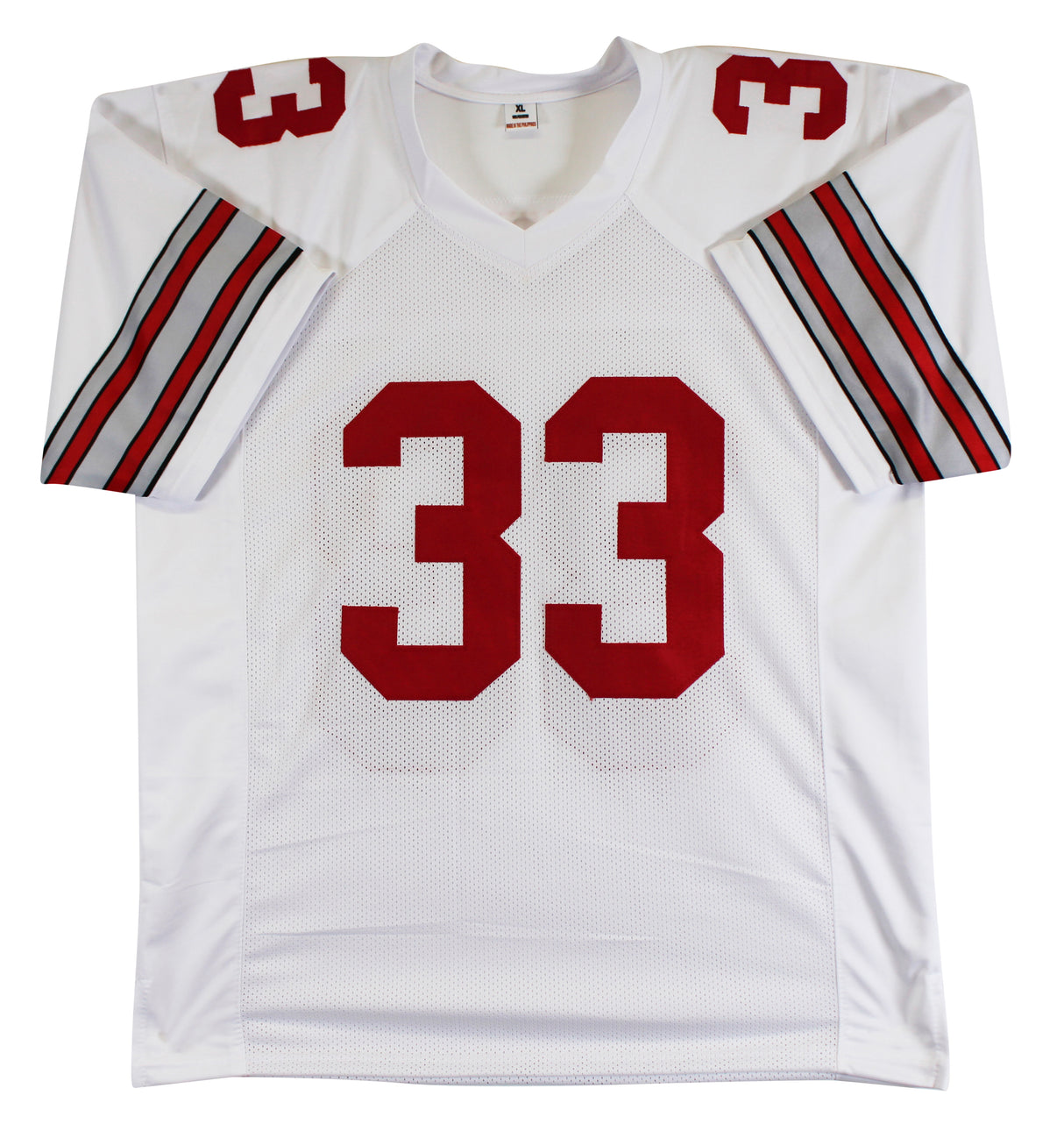 Ohio State Jack Sawyer Authentic Signed White Pro Style Jersey BAS Witnessed