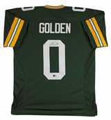 Matthew Golden Authentic Signed Green Pro Style Jersey BAS Witnessed 2