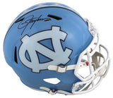 North Carolina Lawrence Taylor Signed Full Size Speed Rep Helmet W/ Case BAS Wit