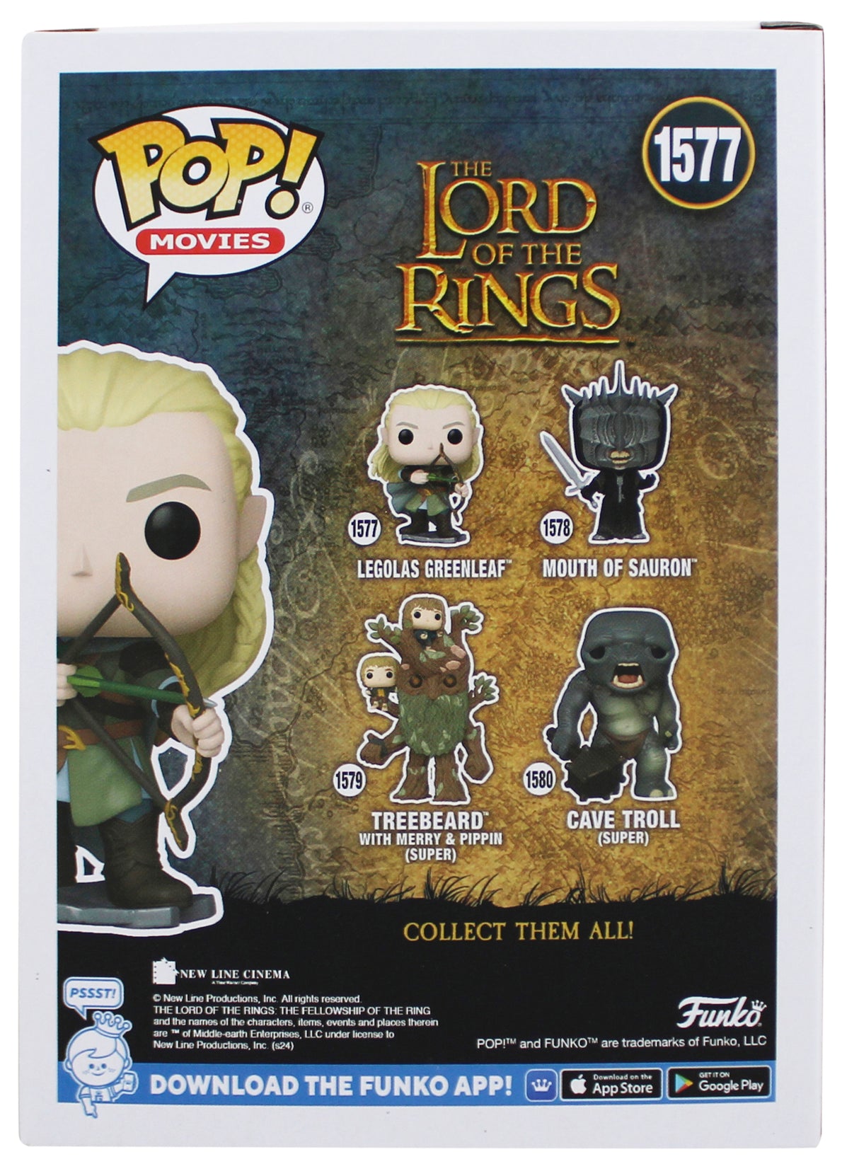 Orlando Bloom LOTR Signed Legolas #628 Funko Pop Vinyl Figure BAS #BW88059