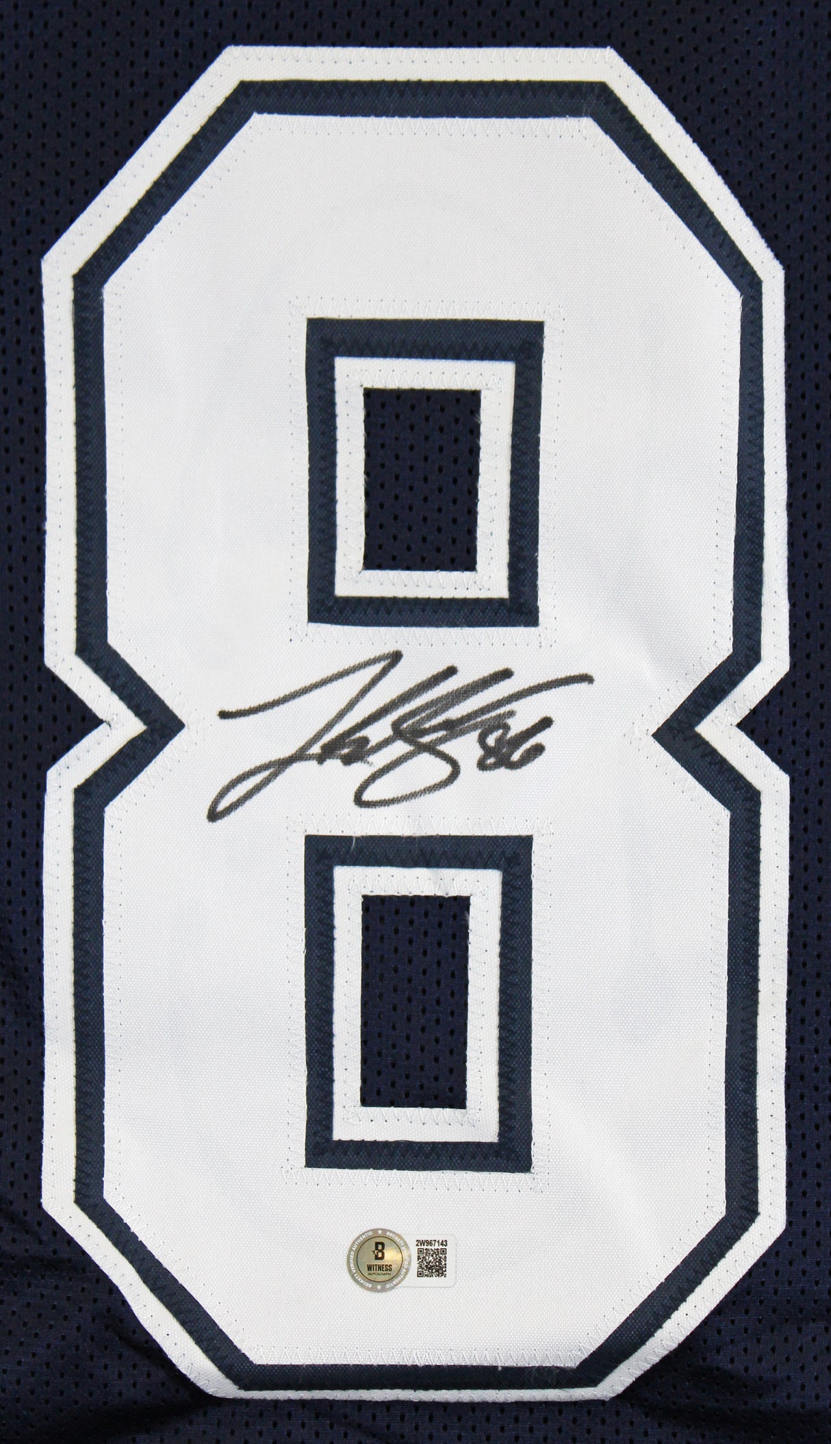 Luke Schoonmaker Authentic Signed Navy Pro Style Jersey BAS Witnessed