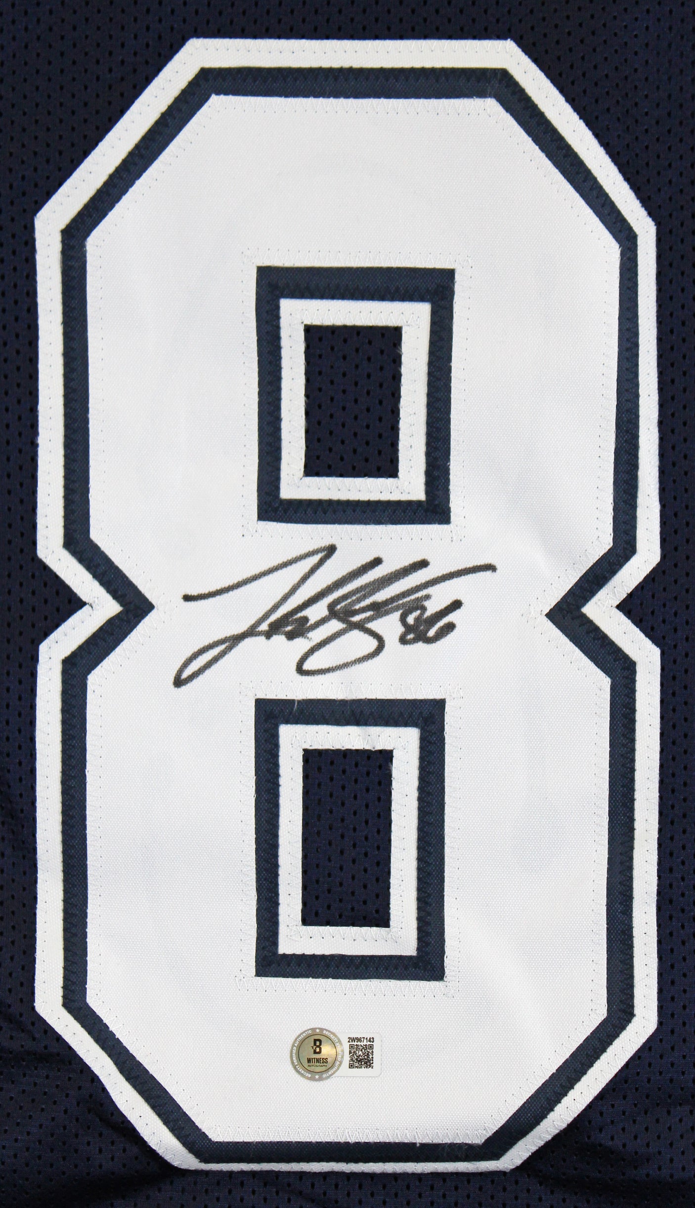 Luke Schoonmaker Authentic Signed Navy Pro Style Jersey BAS Witnessed
