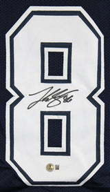 Luke Schoonmaker Authentic Signed Navy Pro Style Jersey BAS Witnessed