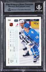 Nordiques Joe Sakic Authentic Signed 1981 Topps #W83 Card BAS Slabbed
