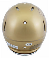 Notre Dame Jerome Bettis Signed Full Size Speed Proline Helmet W/ Case BAS Wit