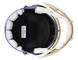 Ravens Ray Lewis Signed 2024 On-Field Alt F/S Speed Rep Helmet W/ Case BAS Wit