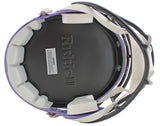 Vikings Adrian Peterson Signed Full Size Speed Rep Helmet W/ Case BAS Witnessed