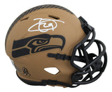 Seahawks Earl Thomas Signed Salute To Service II Speed Mini Helmet BAS Witnessed
