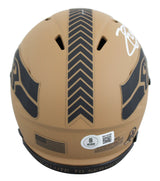 Seahawks Earl Thomas Signed Salute To Service II Speed Mini Helmet BAS Witnessed