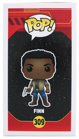 John Boyega Star Wars Authentic Signed Finn #309 Funko Pop Vinyl Figure BAS