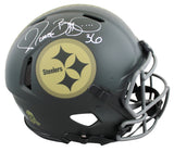 Steelers Jerome Bettis Signed STS IV F/S Speed Proline Helmet W/ Case BAS Wit