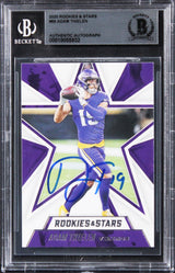 Vikings Adam Thielen Authentic Signed 2020 Rookies & Stars #69 Card BAS Slabbed
